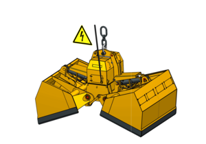 Illustration: Zweischalengreifer
